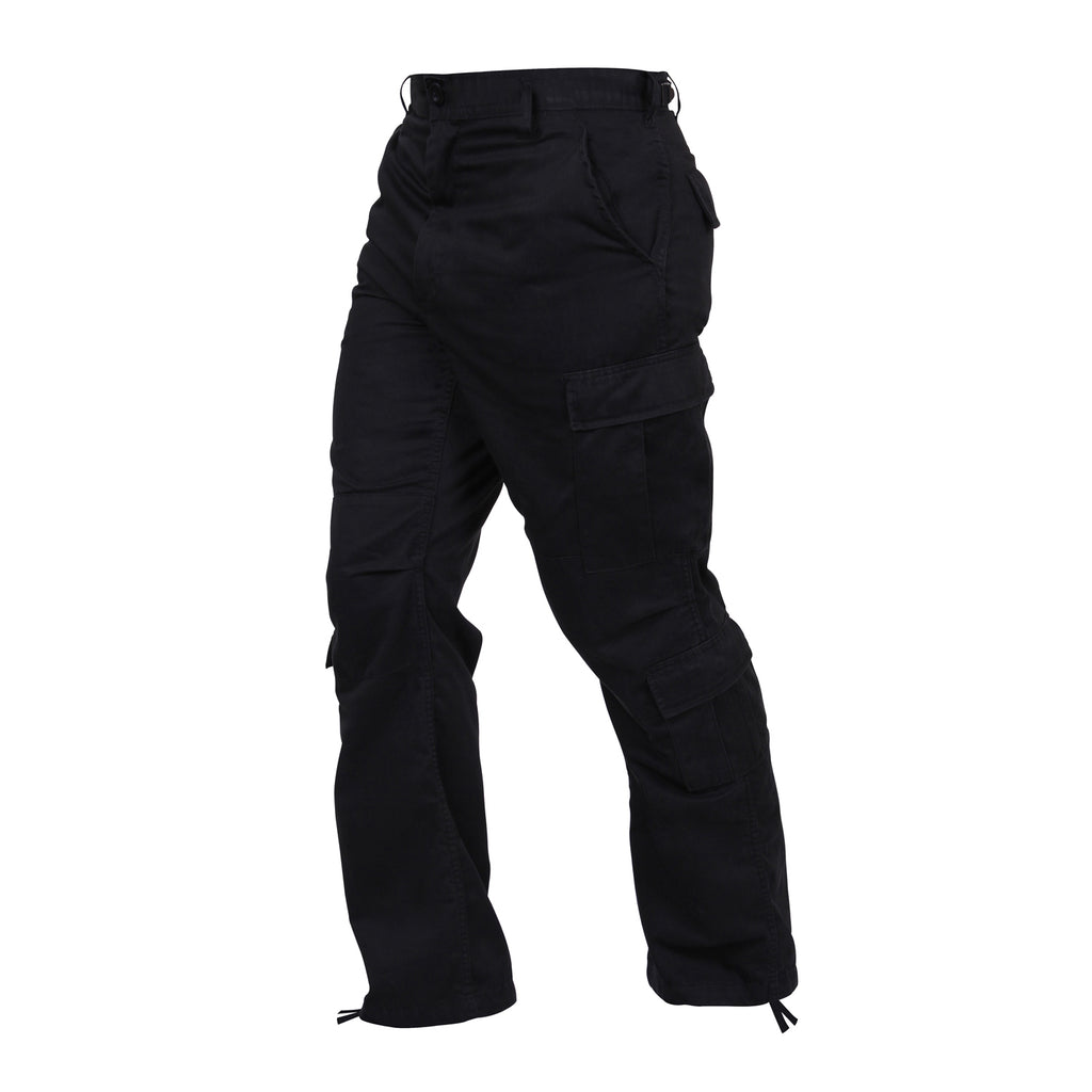 Amazon.com: Mens Black Military Work Cargo BDU Pants with Pin (W 27-31 - I  29.5-32.5) S: Clothing, Shoes & Jewelry